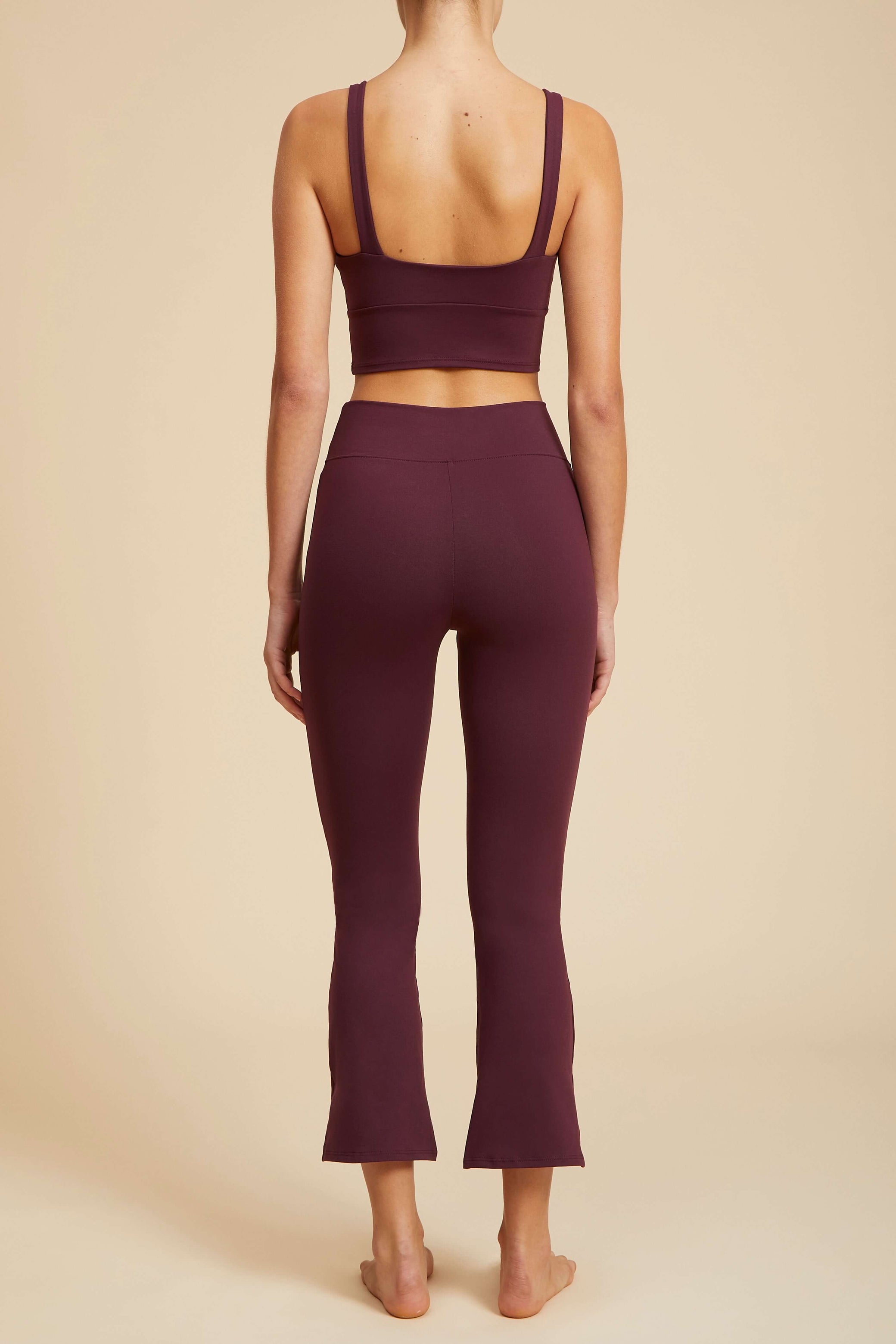Womens Live The Process purple Super Flare Trousers